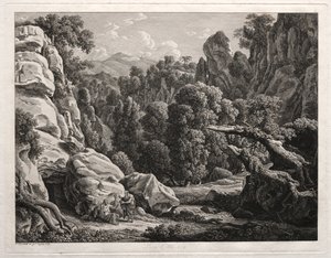 Heroic Landscape: Landskab med Kristi fristelse