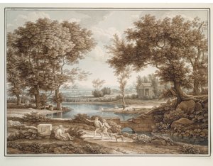 Heroisk landskab af Johann Christian Reinhart