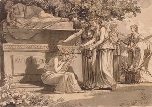 J C Reinhart Arcadia 1785 af Johann Christian Reinhart