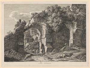 Landskab - I Colosseum af Johann Christian Reinhart