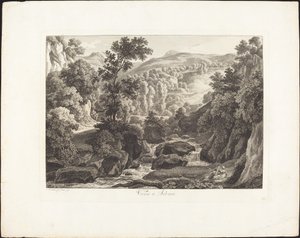 I nærheden af ​​Subiaco af Johann Christian Reinhart