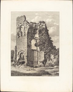 Tæt på Circus of Caracalla af Johann Christian Reinhart