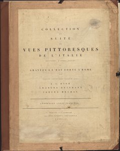 Samling eller suite med malerisk udsigt over Italien af Johann Christian Reinhart, Albert Christoph Dies and Jacob Wilhelm Mechau