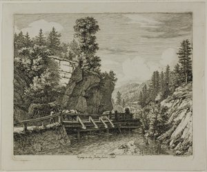 Indgang til Guttensteiner-dalen af Johann Christoph Erhard