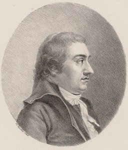 Portræt af komponisten Johann Rudolf Zumsteeg 1760-1802, 1826. af Johann Christoph Heckel