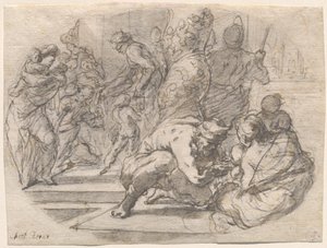 Kejserinde Pulcherias generøsitet af Johann Christoph Storer