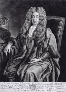 Sir John Houblon (1632-1711) graveret af R. Williams