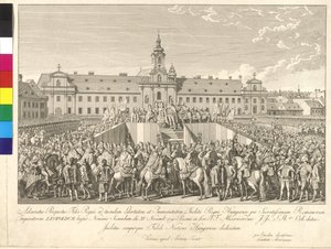 Kroning af kejser Leopold II til konge af Ungarn i Bratislava den 15. november 1790