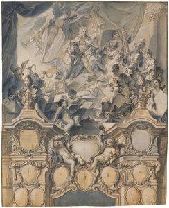 Kunsten og magterne hylder kejser Charles VI