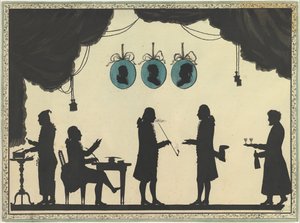 David Roentgen and Company i Sankt Petersborg, ca. 1784-86. af Johann Friedrich Anthing