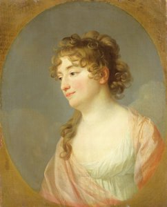 Krigsråd Wilhelmine Schmidt, c.1800 af Johann Friedrich August Tischbein