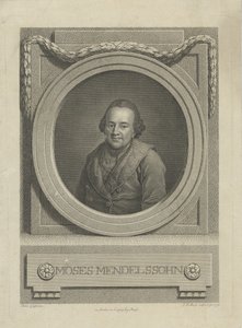 Portræt af Moses Mendelssohn 1729-1786, 1772.