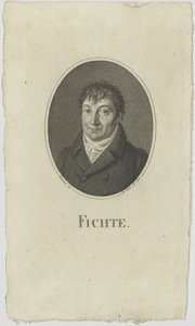 Portræt af Johann Gottlieb Fichte 1762-1814, 1812.