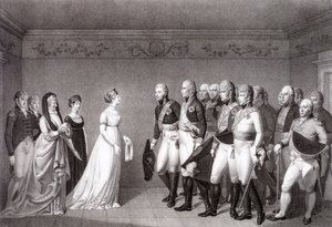 Mødet mellem Luise af Preussen og kronprins Alexander af Rusland i Memel, 1805