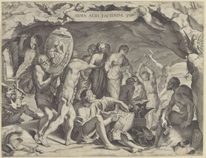 Vulcans Smedje af Johann Friedrich Greuter
