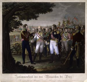 Mødet mellem kejserne Frans I af Østrig, Alexander I af Rusland og Frederik Vilhelm III o