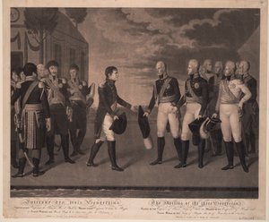 Tilsit-mødet af tre monarker i juli 1807, 1808