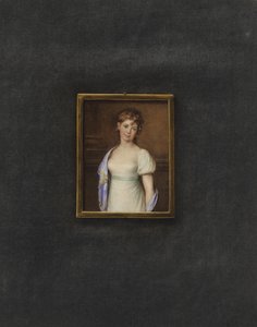 Portræt af en ukendt ung kvinde af Johann Friedrich Leybold