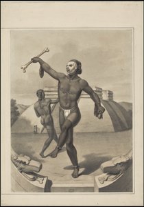 En samling af Waldecks originale kunstværk fra Mesoamerica, boks 10 af 22 af Johann Friedrich Maximilian von Waldeck