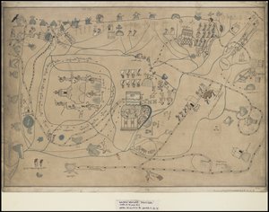 En samling af Waldecks originale kunstværk fra Mesoamerica, boks 18 af 22