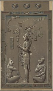 En samling af Waldecks originale kunstværk fra Mesoamerica, boks 20 af 22