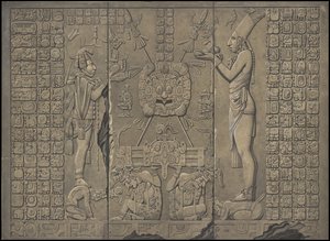 En samling af Waldecks originale kunstværk fra Mesoamerica, boks 20 af 22 af Johann Friedrich Maximilian von Waldeck