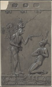 En samling af Waldecks originale kunstværk fra Mesoamerica, boks 2 af 22