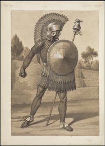 En samling af Waldecks originale kunstværk fra Mesoamerica, boks 3 af 22 af Johann Friedrich Maximilian von Waldeck