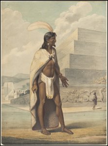 En samling af Waldecks originale kunstværk fra Mesoamerica, boks 3 af 22 af Johann Friedrich Maximilian von Waldeck