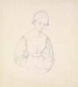Portræt af kunstnerens hustru, Nina, c1830