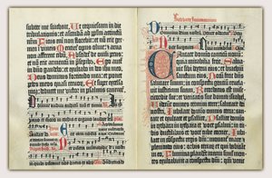 Mainz Psalter af Johann Fust and Peter Schoeffer