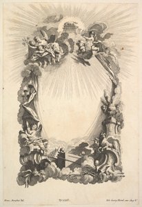 Pagtens Ark, fra Book of Cartouches, midten af 1700-tallet. af Johann Georg Hertel
