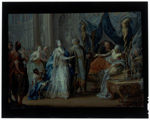 Antiokhos ja Stratonike af Johann Georg Platzer