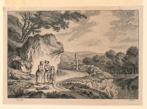 Den snoede vej af Johann Georg Wille