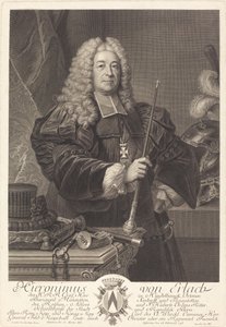 John af Erlach af Johann Georg Wille after Carlo Francesco Rusca, Cavalier