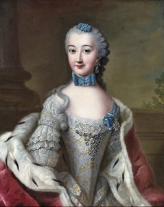 Hertuginde Marie Sophie Wilhelmine af Württemberg-Oels af Johann Georg Ziesenis