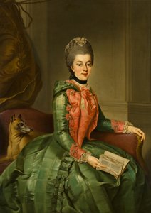 Portræt af prinsesse Frederika Sophia Wilhelmina (1751-1820, ca. 1768-1769