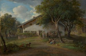 Kunstnerens barndomshjem i Gmain