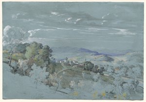 Umbriens bakker nær Perugia, 18301832.