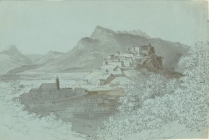 Udsigt over Salzburg, 1820