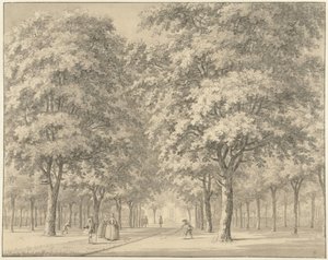 Indkørslen til en udvendig (Velserbeek?) af Johann Goll van Frankenstein (I)