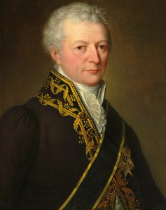Portræt af grev Karl August von Hardenberg 1750-1822.