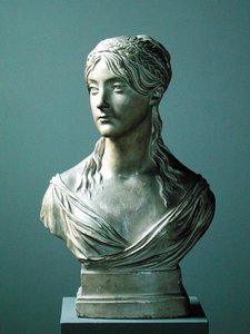 Portræt af Marianne Schlegel (1791-1869), 1805 (gips)