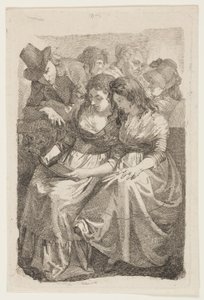 Kunstneren og hans familie af Johann Gottfried Schadow