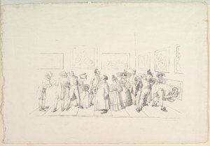 Offentligheden ved en udstilling, 1831.