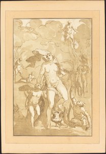 Venus af Johann Gottlieb Prestel after Jacopo Ligozzi