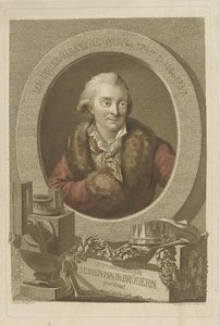 Portræt af Johann Friedrich Reinecke 1745-1787, 1788. af Johann Gottlob Seyffert