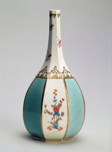 Kolbe, i form af en japansk sakeflaske, til Meissen-fabrikken, ca. 1725 (porcelæn)