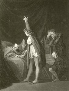 Kardinal Beauforts død af Johann Heinrich Füssli