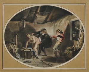 La Jument du compère Pierre efter digtet af Jean de La Fontaine, 1800